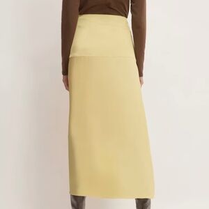 NWT Everlane Hammered Satin Slip Skirt
